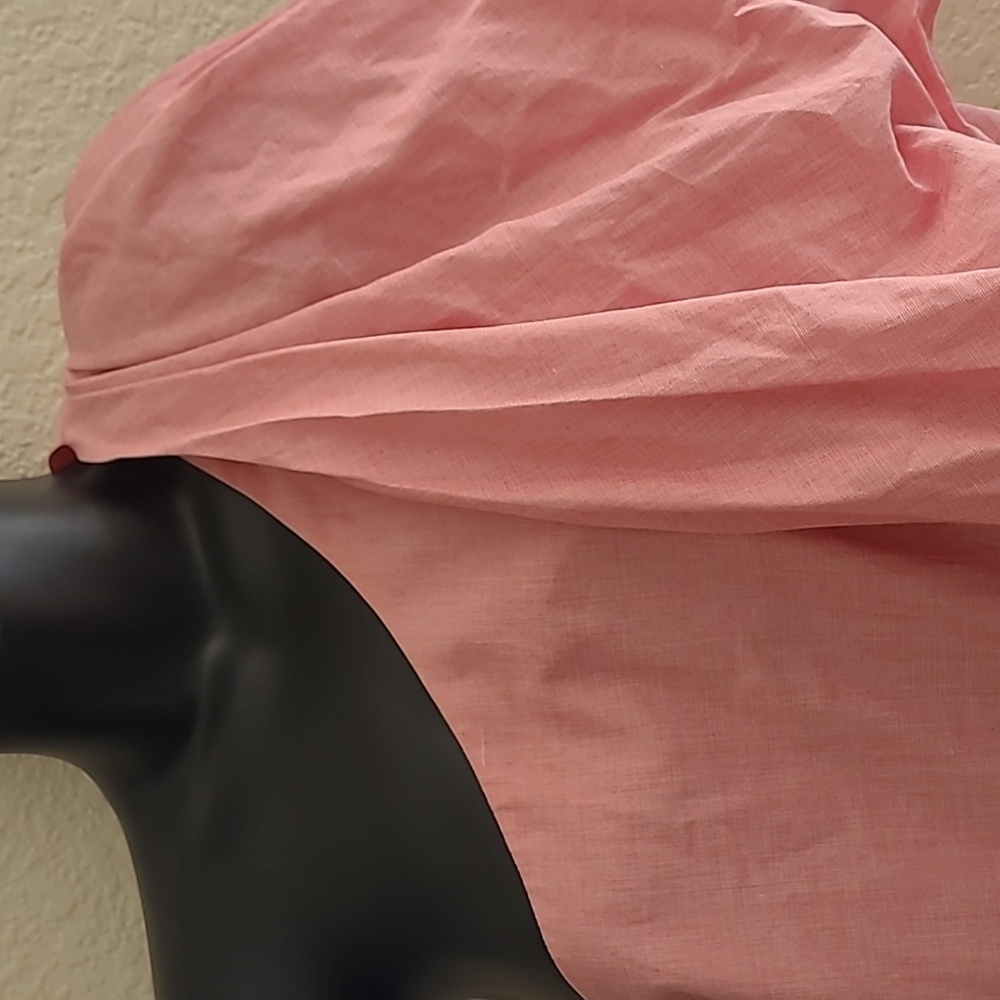 Rosie Assoulin One Shoulder Sleevless Blouse Pink Small - Picture 4 of 10